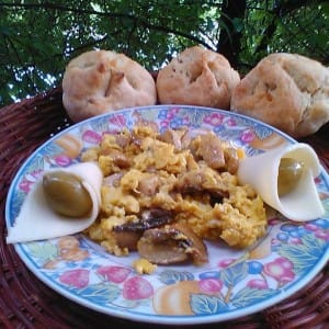 Kајгана со печурки