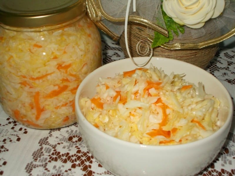 Маринирана зелка на брз начин (зимница)
