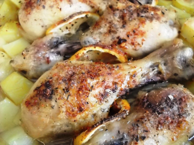 Маринирани копани со лимон и лук