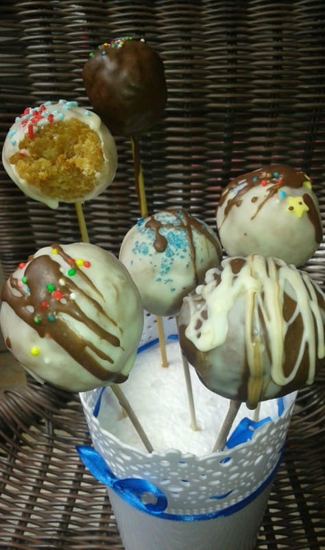 Кејк попс со крем и/или мармалад - Cake Pops