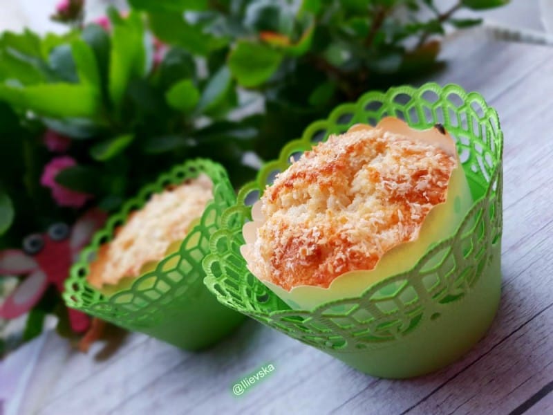 Вкусни мафини со кокос и ванила