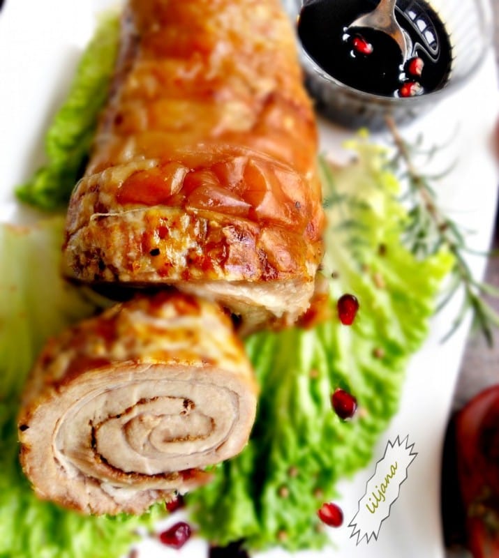 Роловано свинско месо - Porchetta