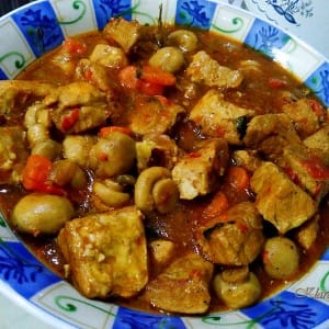 Динстано свинско (нешто како гулаш)