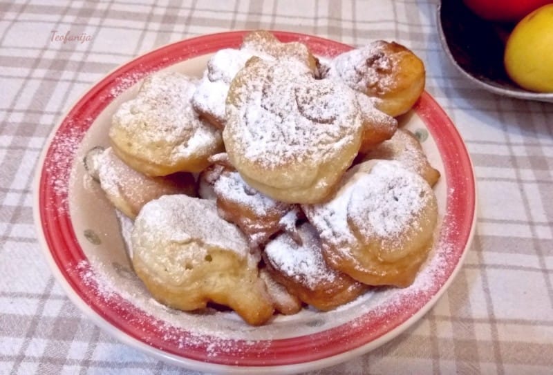 Уштипци со ракија (посно)