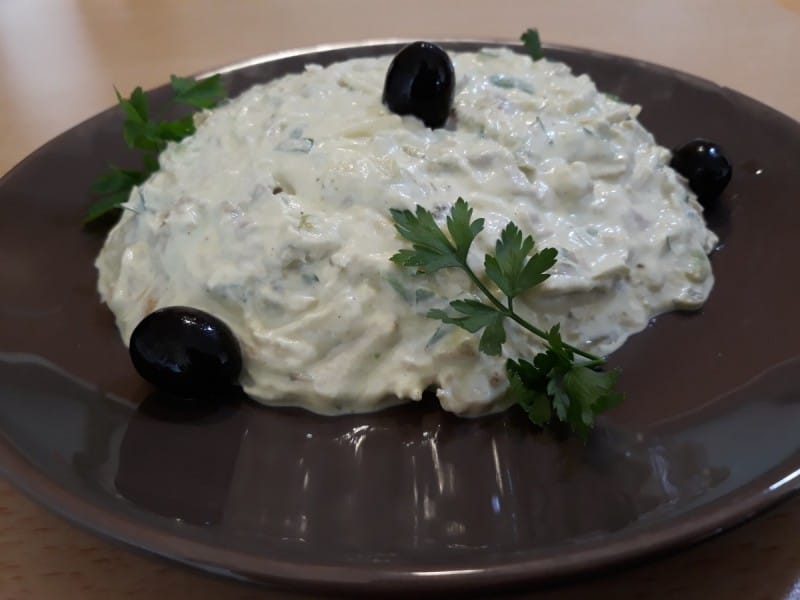 Пилешка крем салата