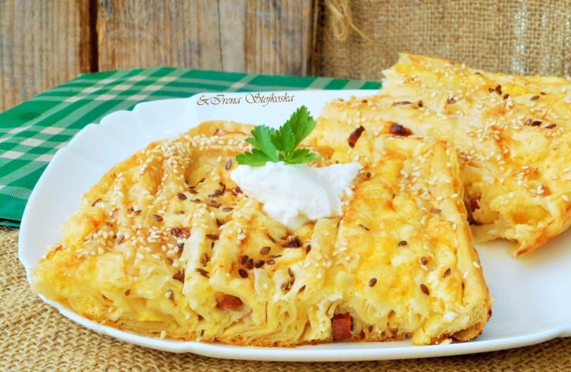 Пита хармоника (со готови кори)