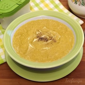 Супа со праз (посно) (подготвена во Мултифреш)