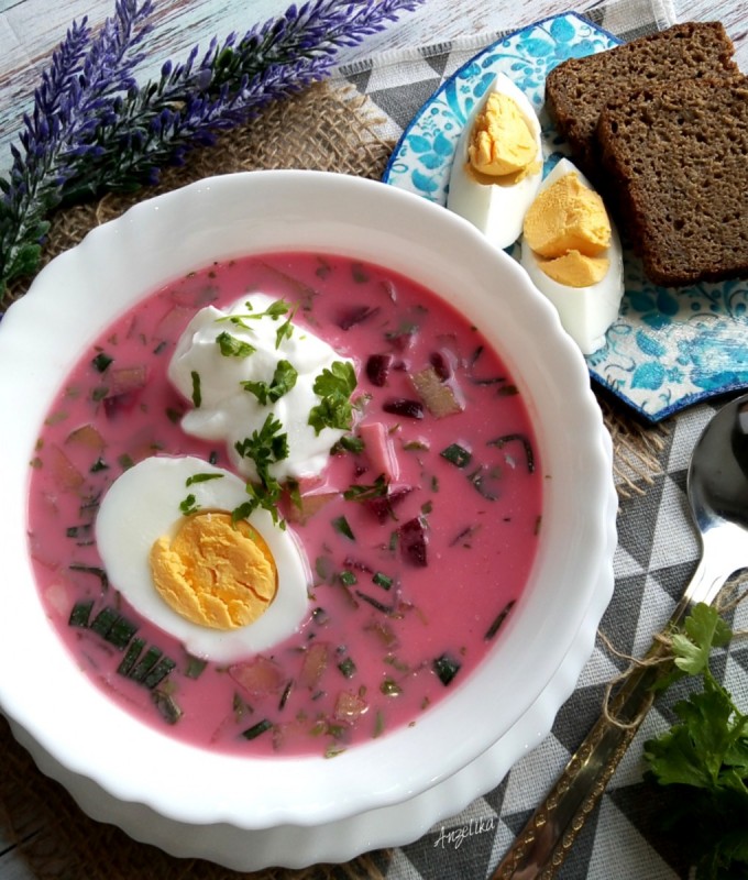 Ладна супа од цвекло (свеколник) - украинска кујна 