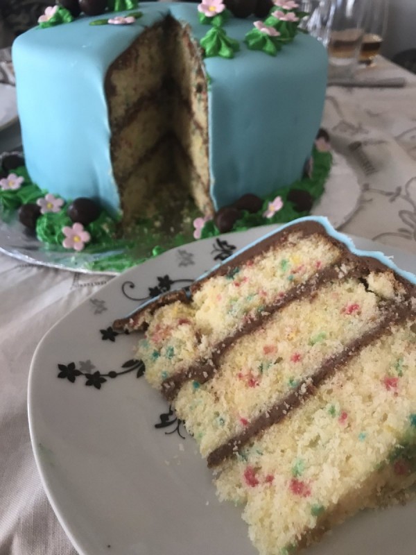 Летна роденденска торта