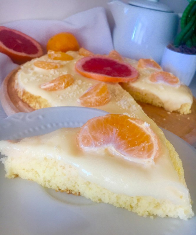 Едноставен колач со лимон,цитрон и мандарина