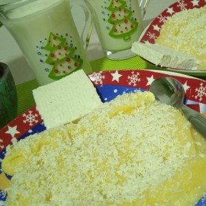Палента(качамак) со зденки и сирење