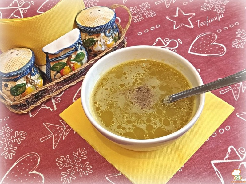 Пикантна супа со праз 