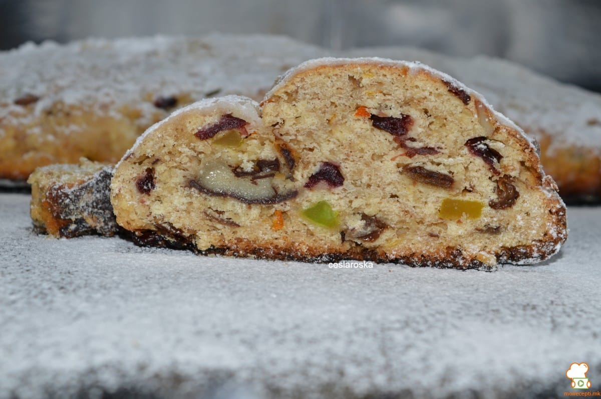 Божиќен колач Штолен - Moirecepti