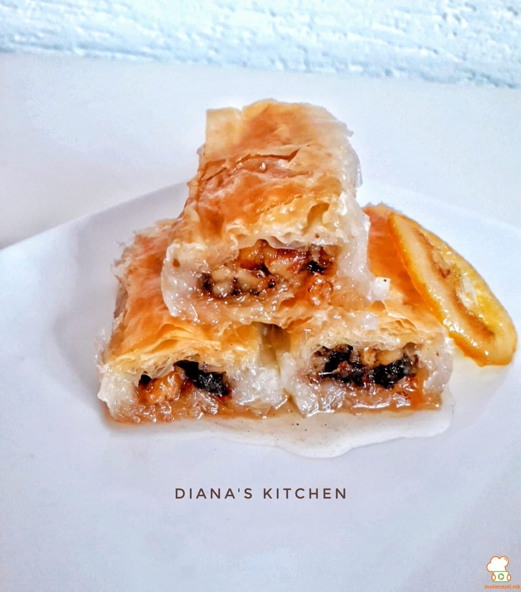 Баклава со чоколадо и ореви - Moirecepti