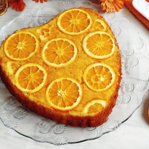 Срце колач со портокали