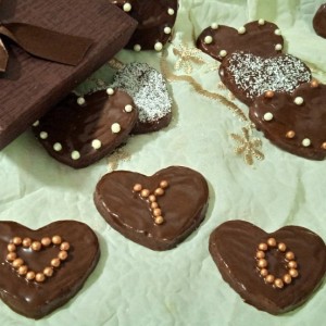 Чоколадни Срца (посно, без печење)