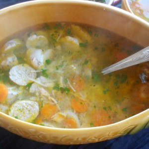Домашна супа од икра и црвена пастрмка (стар рецепт)