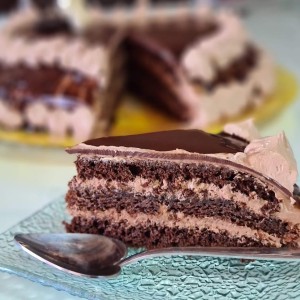 Сочна чоколадна торта